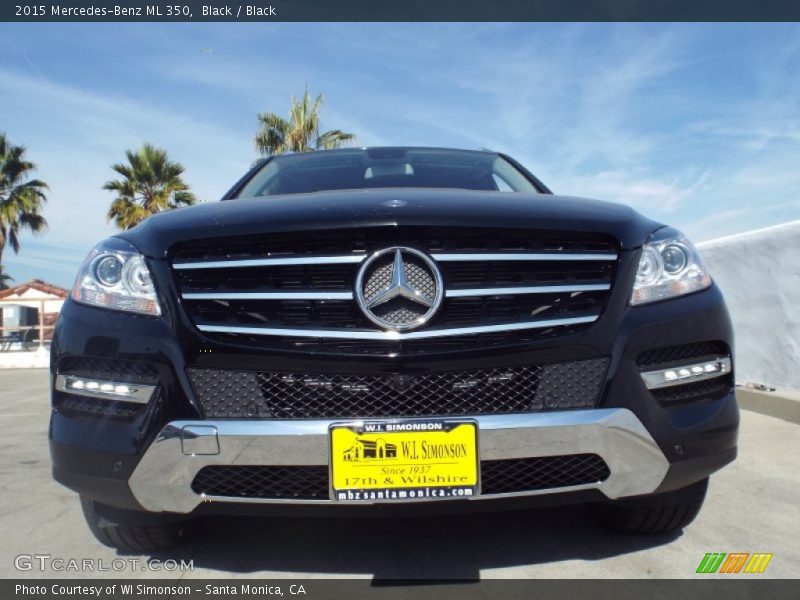 Black / Black 2015 Mercedes-Benz ML 350