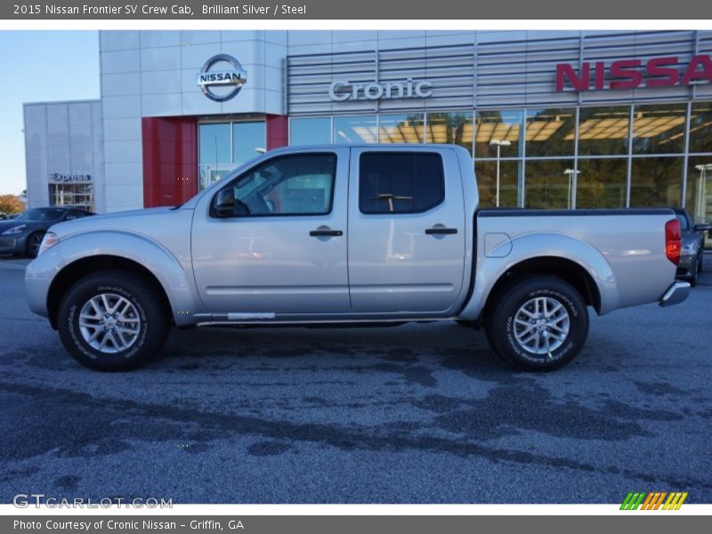 Brilliant Silver / Steel 2015 Nissan Frontier SV Crew Cab