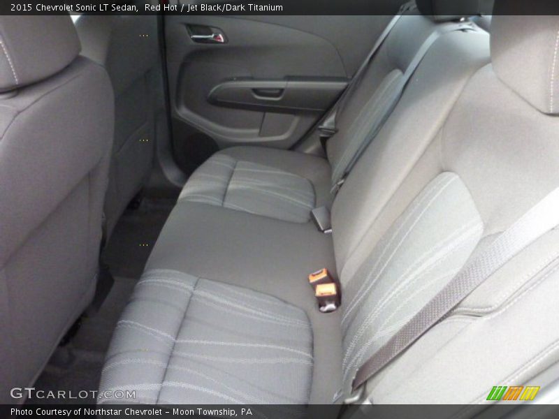 Red Hot / Jet Black/Dark Titanium 2015 Chevrolet Sonic LT Sedan