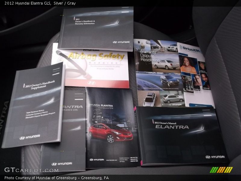 Silver / Gray 2012 Hyundai Elantra GLS