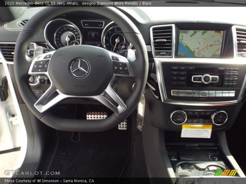 designo Diamond White Metallic / Black 2015 Mercedes-Benz GL 63 AMG 4Matic