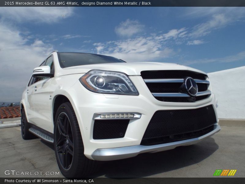 designo Diamond White Metallic / Black 2015 Mercedes-Benz GL 63 AMG 4Matic