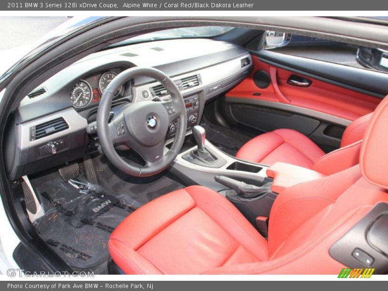  2011 3 Series 328i xDrive Coupe Coral Red/Black Dakota Leather Interior