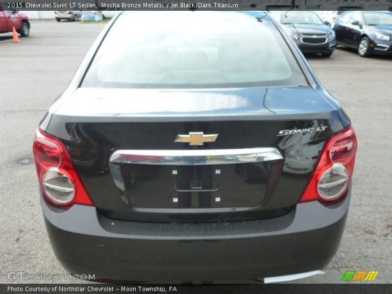 Mocha Bronze Metallic / Jet Black/Dark Titanium 2015 Chevrolet Sonic LT Sedan