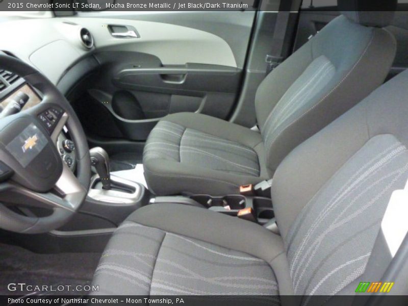 Mocha Bronze Metallic / Jet Black/Dark Titanium 2015 Chevrolet Sonic LT Sedan
