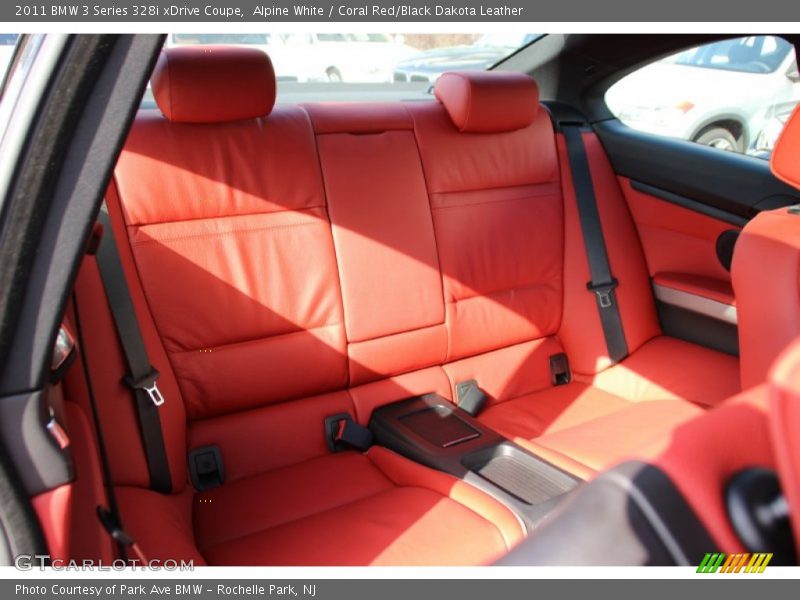 Rear Seat of 2011 3 Series 328i xDrive Coupe