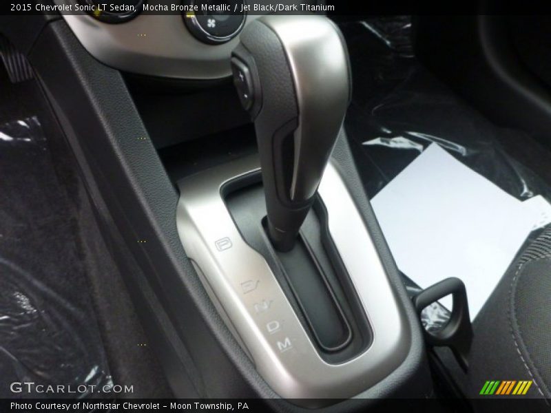 Mocha Bronze Metallic / Jet Black/Dark Titanium 2015 Chevrolet Sonic LT Sedan