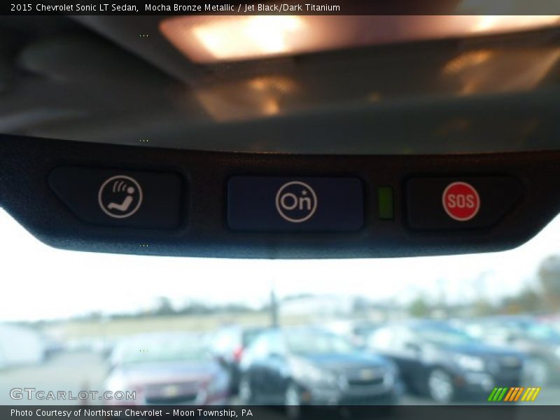 Mocha Bronze Metallic / Jet Black/Dark Titanium 2015 Chevrolet Sonic LT Sedan