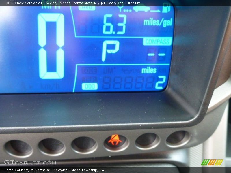 Mocha Bronze Metallic / Jet Black/Dark Titanium 2015 Chevrolet Sonic LT Sedan