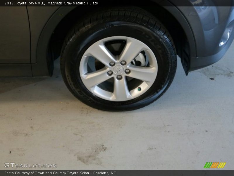 Magnetic Gray Metallic / Black 2013 Toyota RAV4 XLE