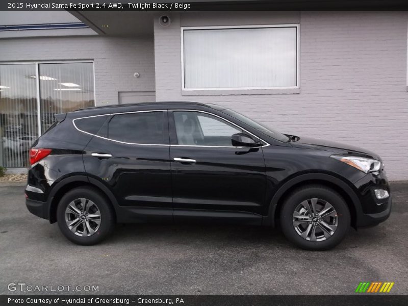 Twilight Black / Beige 2015 Hyundai Santa Fe Sport 2.4 AWD