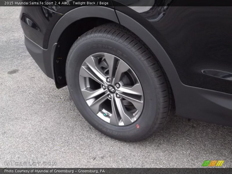 Twilight Black / Beige 2015 Hyundai Santa Fe Sport 2.4 AWD