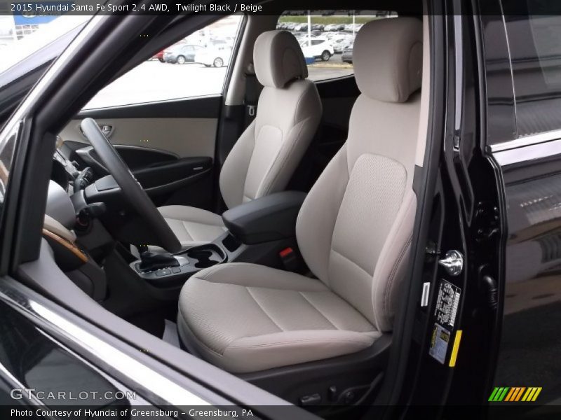 Twilight Black / Beige 2015 Hyundai Santa Fe Sport 2.4 AWD