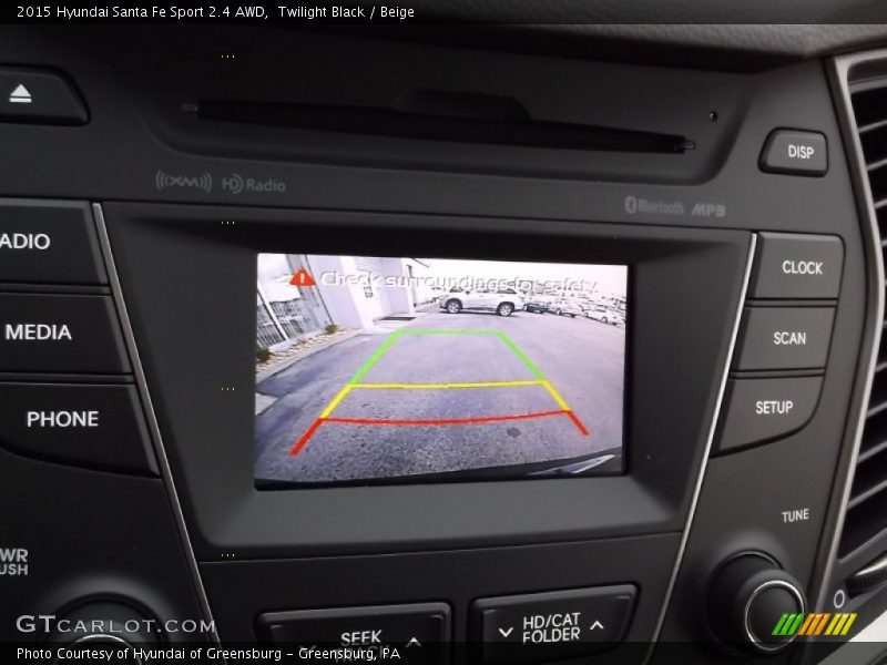 Twilight Black / Beige 2015 Hyundai Santa Fe Sport 2.4 AWD