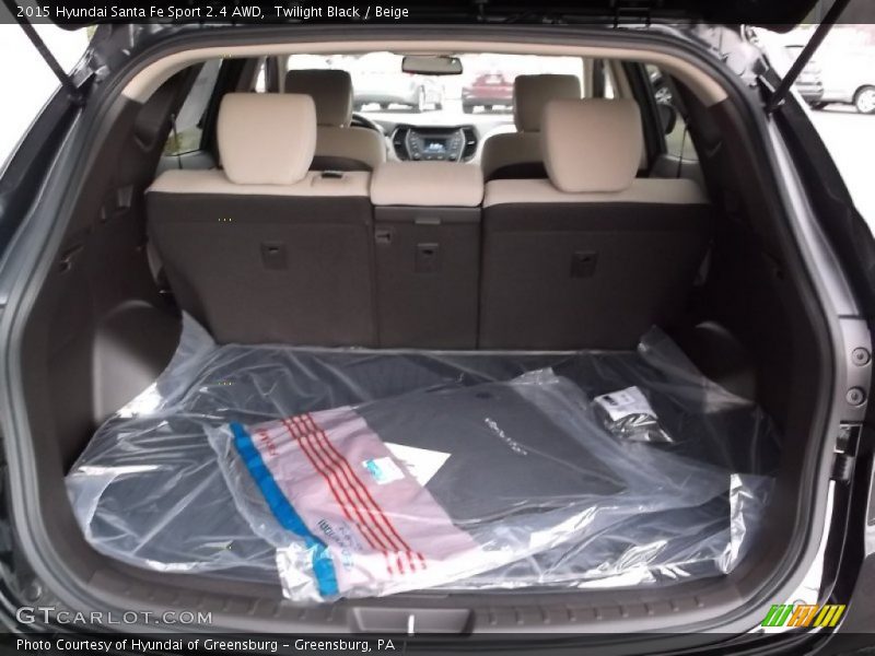 Twilight Black / Beige 2015 Hyundai Santa Fe Sport 2.4 AWD