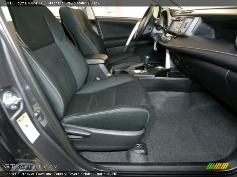 Magnetic Gray Metallic / Black 2013 Toyota RAV4 XLE