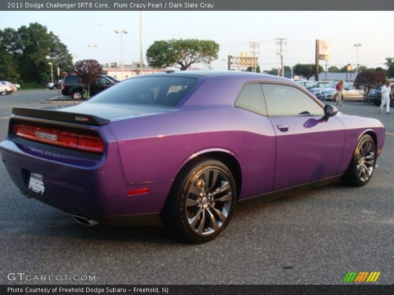 Plum Crazy Pearl / Dark Slate Gray 2013 Dodge Challenger SRT8 Core