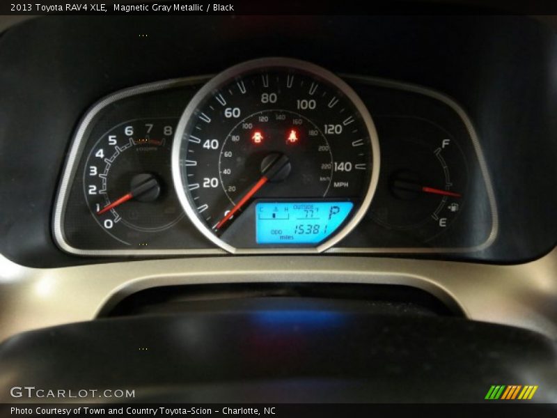 Magnetic Gray Metallic / Black 2013 Toyota RAV4 XLE