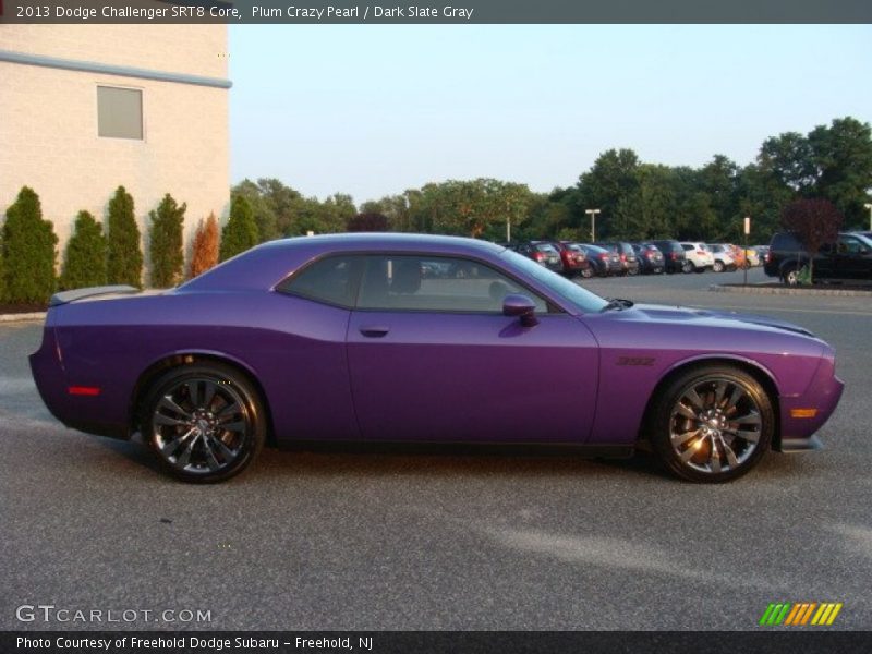 Plum Crazy Pearl / Dark Slate Gray 2013 Dodge Challenger SRT8 Core