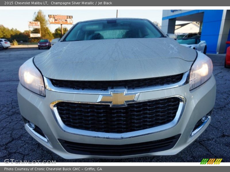 Champagne Silver Metallic / Jet Black 2015 Chevrolet Malibu LT