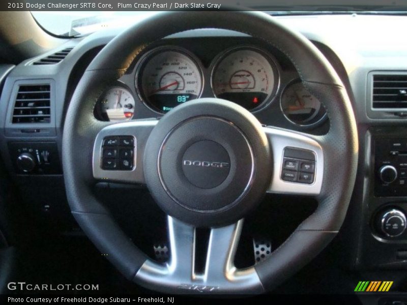 Plum Crazy Pearl / Dark Slate Gray 2013 Dodge Challenger SRT8 Core
