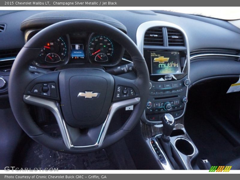 Champagne Silver Metallic / Jet Black 2015 Chevrolet Malibu LT