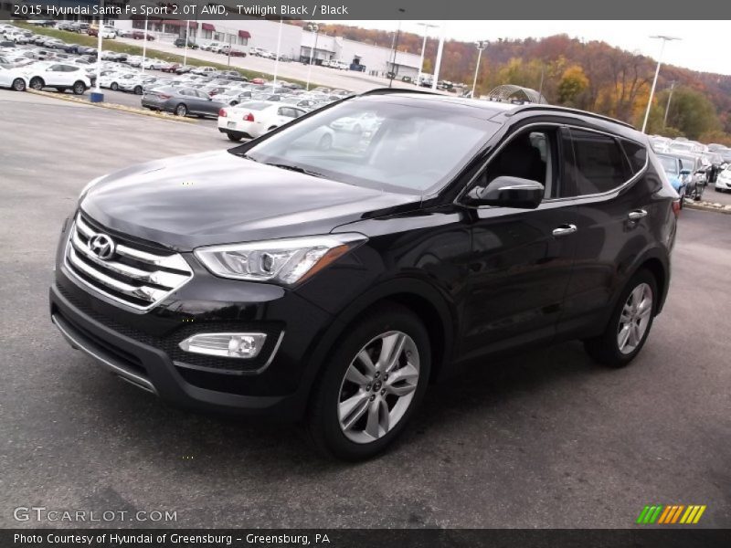Twilight Black / Black 2015 Hyundai Santa Fe Sport 2.0T AWD