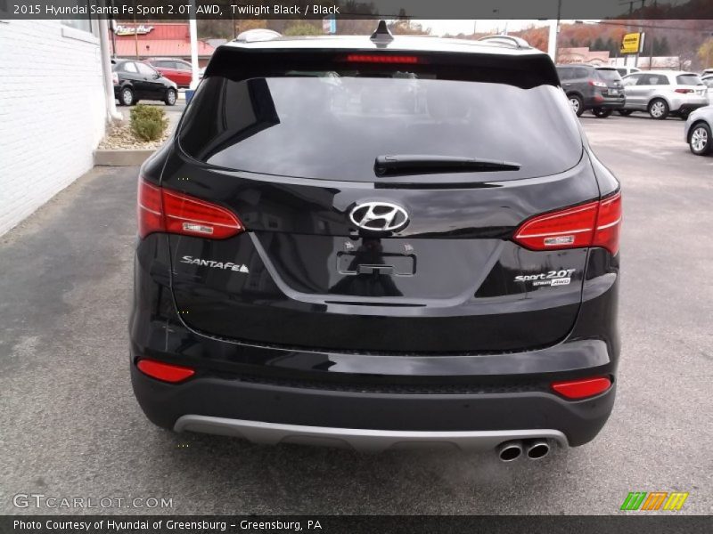 Twilight Black / Black 2015 Hyundai Santa Fe Sport 2.0T AWD