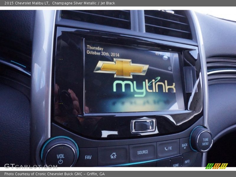 Champagne Silver Metallic / Jet Black 2015 Chevrolet Malibu LT
