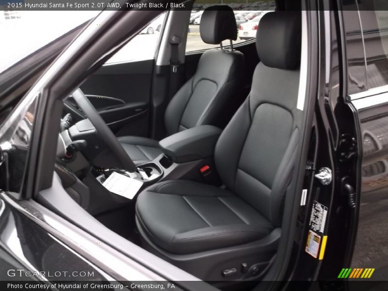 Front Seat of 2015 Santa Fe Sport 2.0T AWD