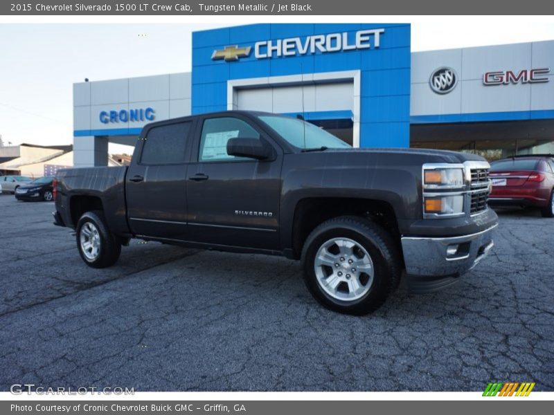 Tungsten Metallic / Jet Black 2015 Chevrolet Silverado 1500 LT Crew Cab