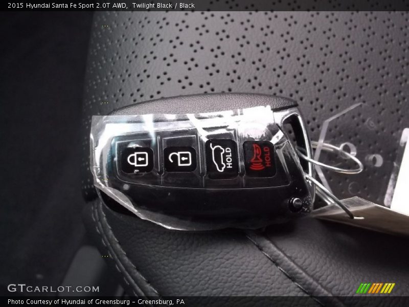 Keys of 2015 Santa Fe Sport 2.0T AWD