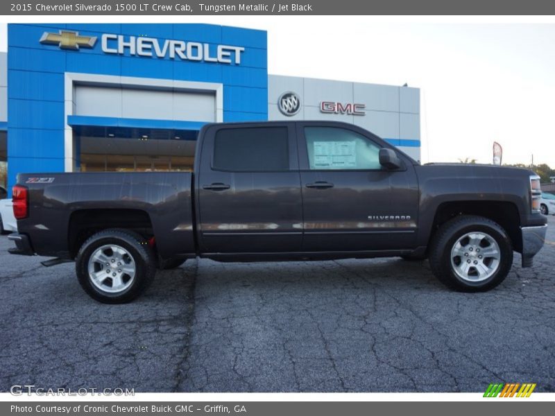 Tungsten Metallic / Jet Black 2015 Chevrolet Silverado 1500 LT Crew Cab