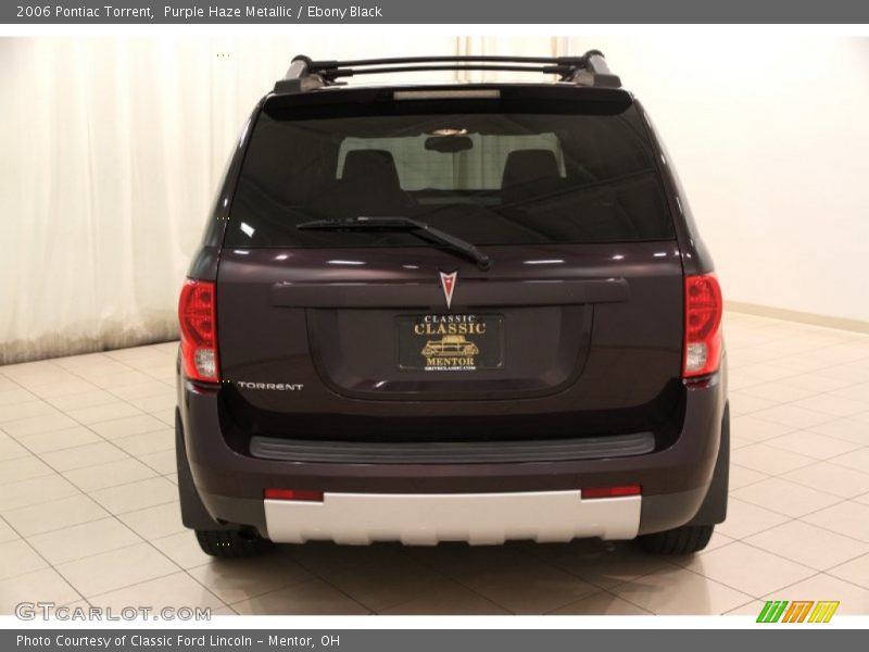 Purple Haze Metallic / Ebony Black 2006 Pontiac Torrent