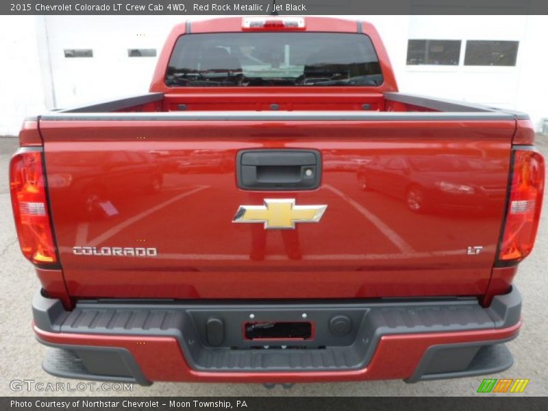 Red Rock Metallic / Jet Black 2015 Chevrolet Colorado LT Crew Cab 4WD