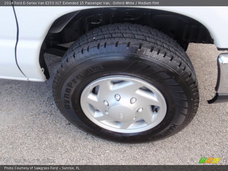 Oxford White / Medium Flint 2014 Ford E-Series Van E350 XLT Extended 15 Passenger Van