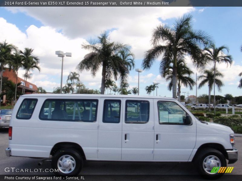  2014 E-Series Van E350 XLT Extended 15 Passenger Van Oxford White