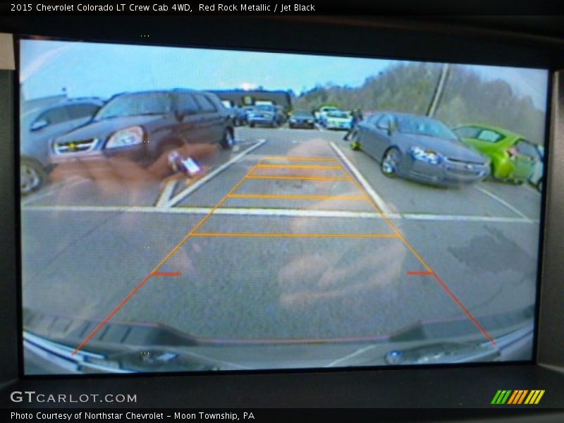 Red Rock Metallic / Jet Black 2015 Chevrolet Colorado LT Crew Cab 4WD