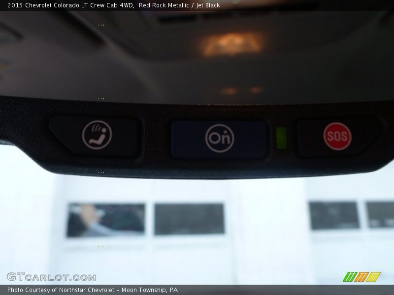 Red Rock Metallic / Jet Black 2015 Chevrolet Colorado LT Crew Cab 4WD