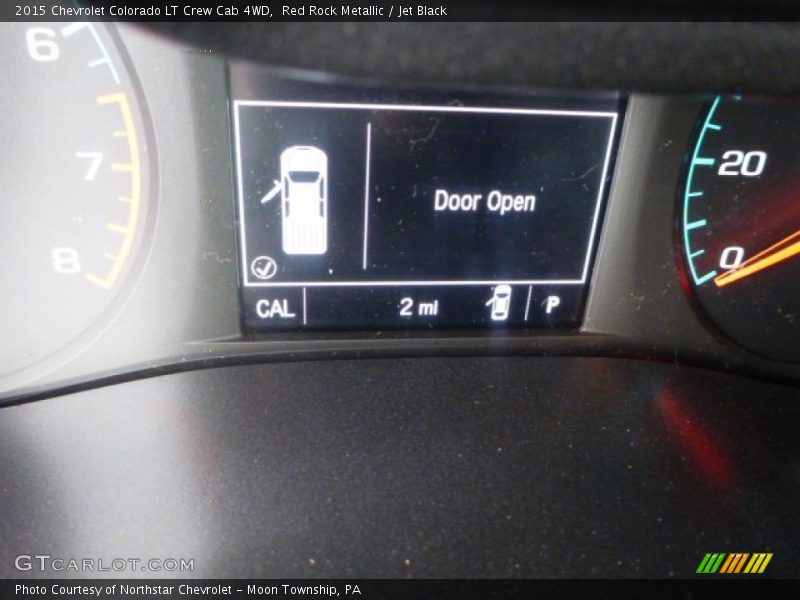 Red Rock Metallic / Jet Black 2015 Chevrolet Colorado LT Crew Cab 4WD