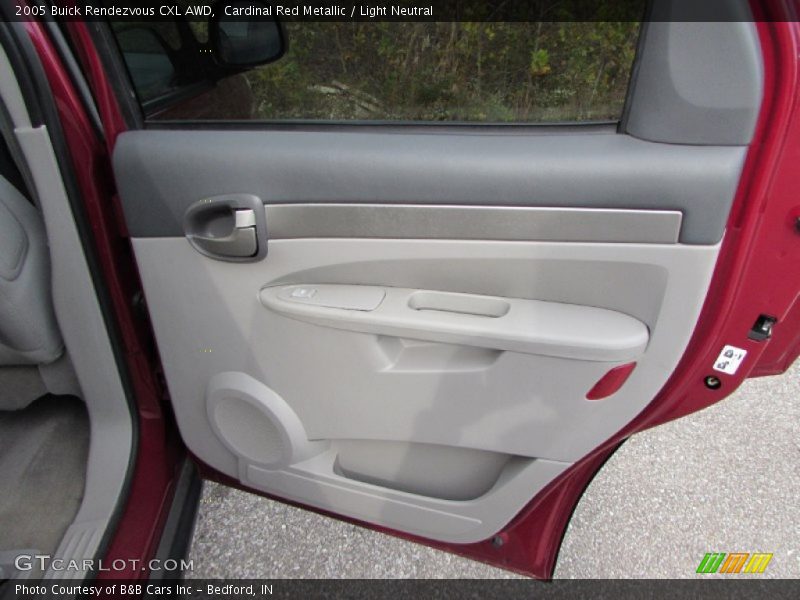 Cardinal Red Metallic / Light Neutral 2005 Buick Rendezvous CXL AWD