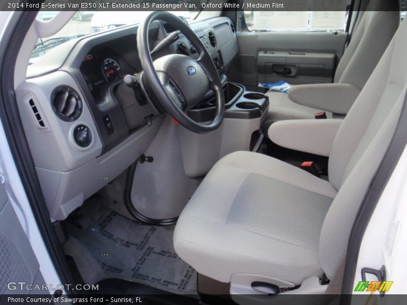  2014 E-Series Van E350 XLT Extended 15 Passenger Van Medium Flint Interior