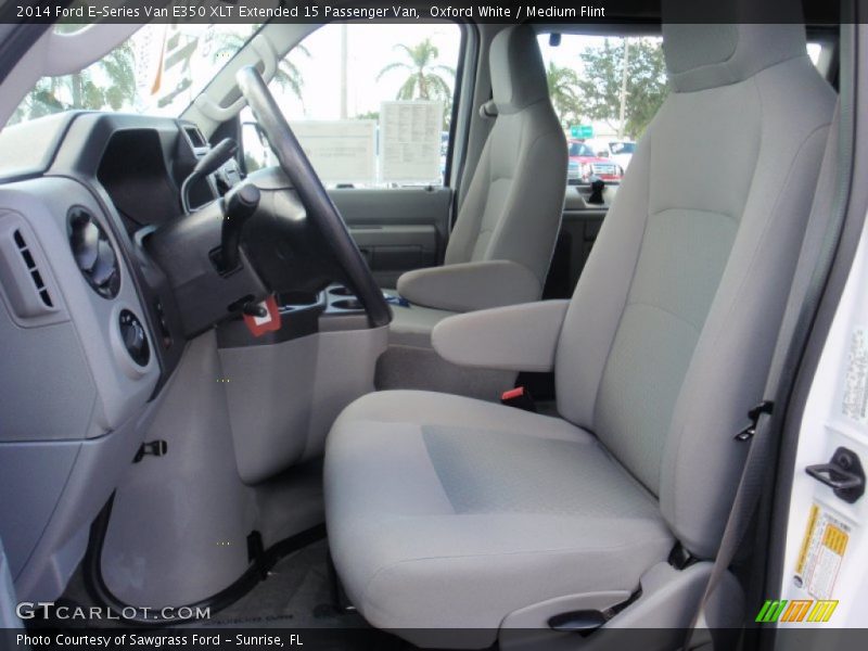 Front Seat of 2014 E-Series Van E350 XLT Extended 15 Passenger Van