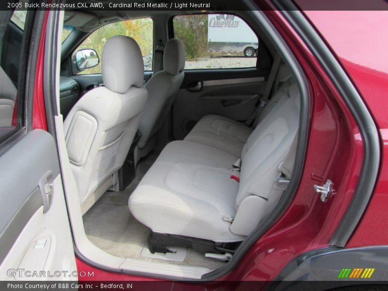 Rear Seat of 2005 Rendezvous CXL AWD