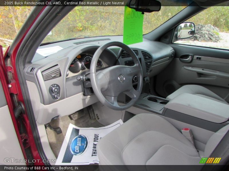  2005 Rendezvous CXL AWD Light Neutral Interior