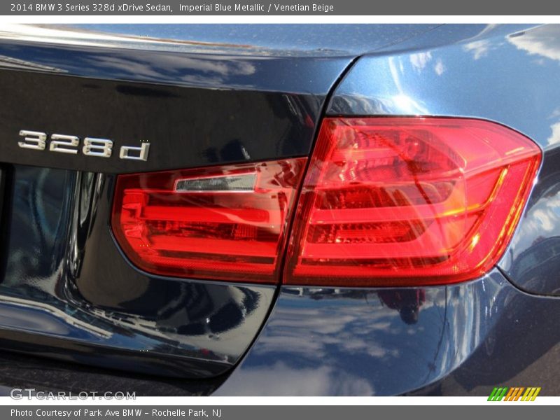 Imperial Blue Metallic / Venetian Beige 2014 BMW 3 Series 328d xDrive Sedan