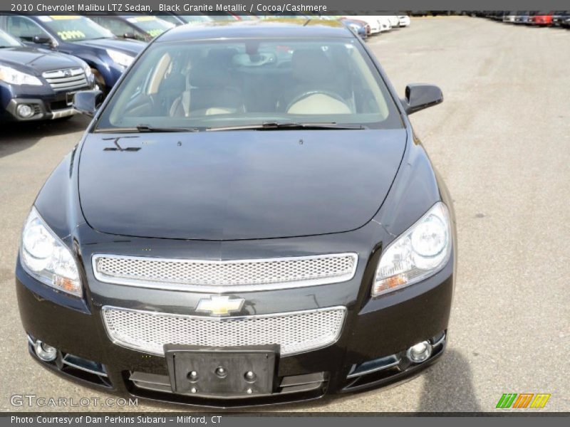 Black Granite Metallic / Cocoa/Cashmere 2010 Chevrolet Malibu LTZ Sedan