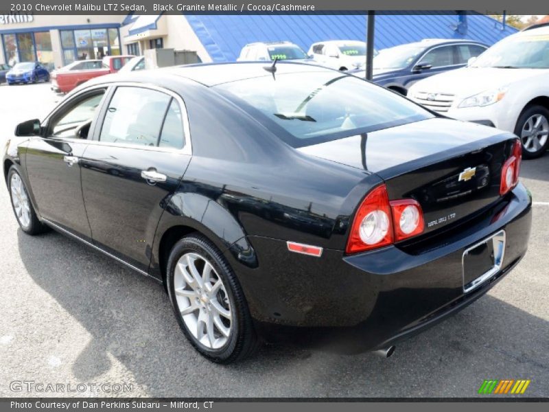 Black Granite Metallic / Cocoa/Cashmere 2010 Chevrolet Malibu LTZ Sedan