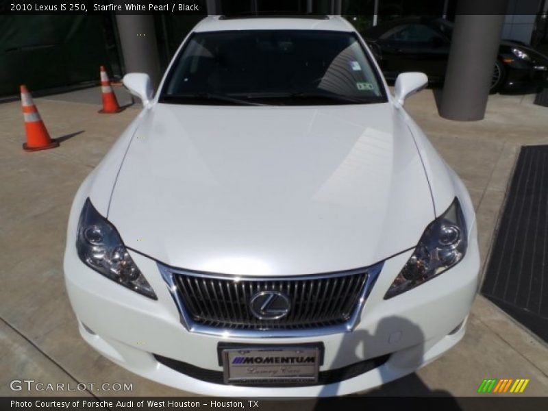 Starfire White Pearl / Black 2010 Lexus IS 250
