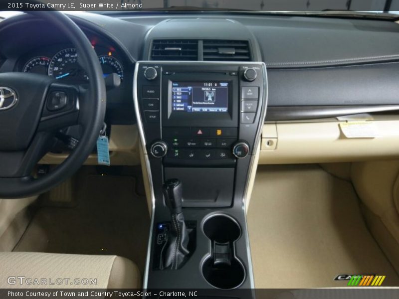 Super White / Almond 2015 Toyota Camry LE